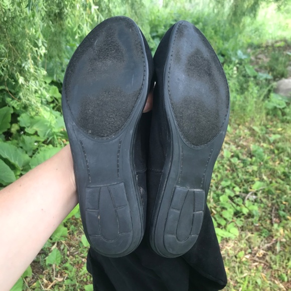 🍂5/20$!! Tall Black Boots With Cuff Detail - Picture 9 of 12